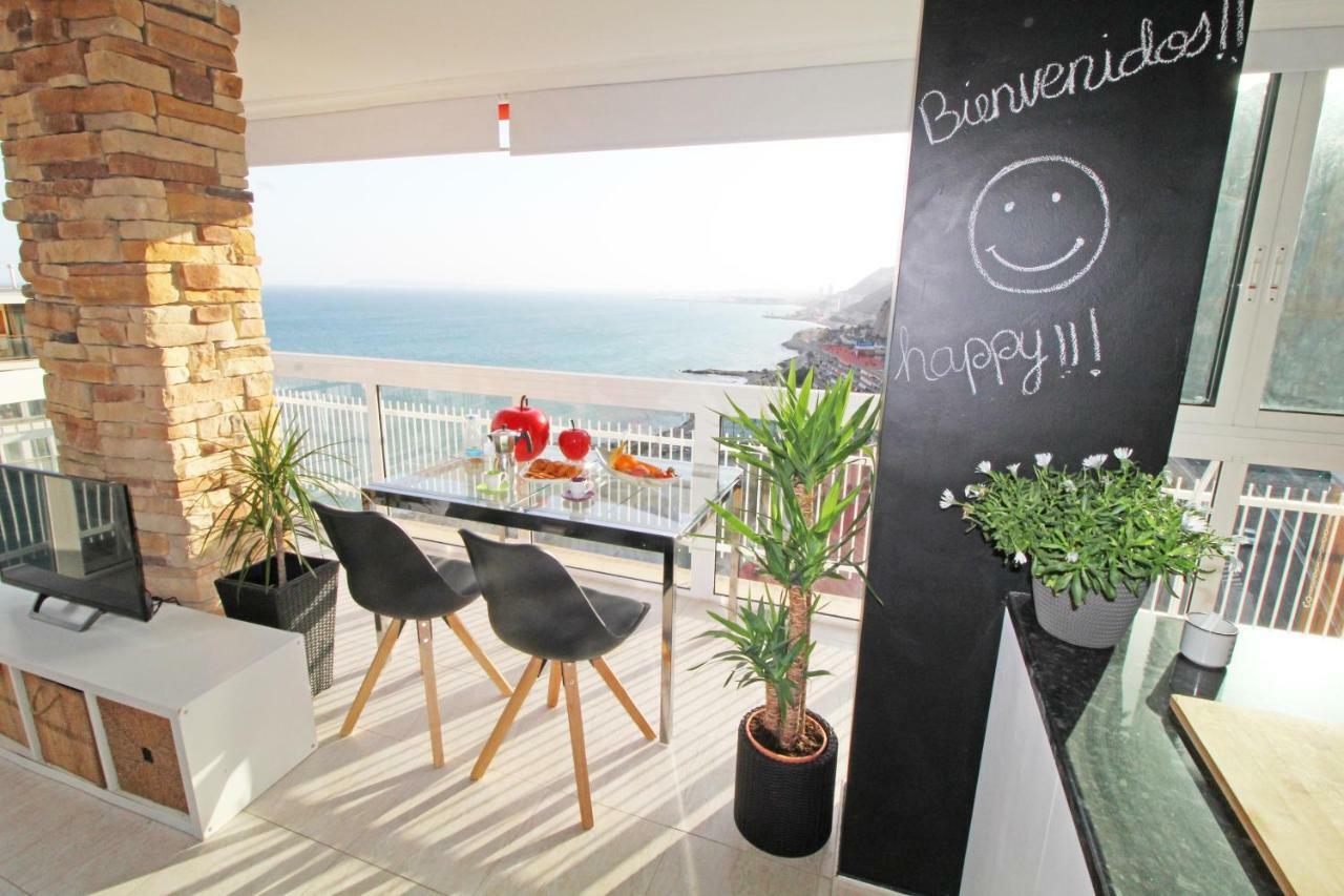 Vistas Al Mar. Gran Salon. Playa A 1 Minuto. Wifi Apartment Alicante Exterior foto